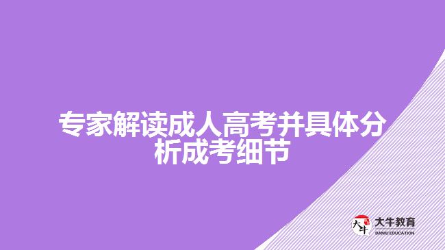 成人高考是什么？