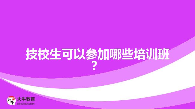 技校生可以參加哪些培訓班？