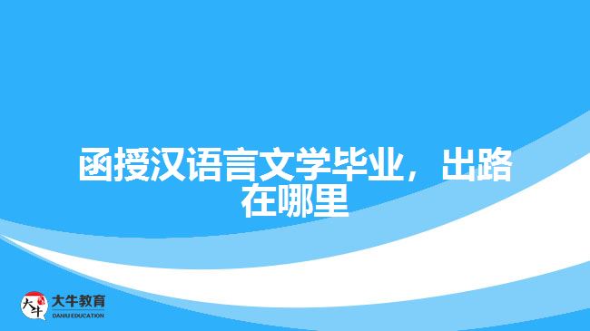 函授漢語言文學(xué)畢業(yè)，出路在哪里