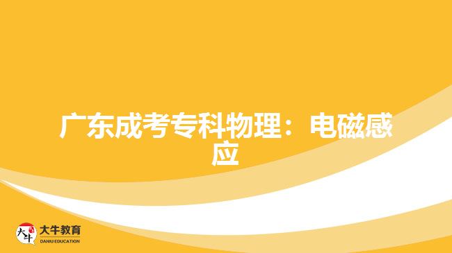 廣東成考專(zhuān)科物理：電磁感應(yīng)
