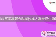 2024年肇慶醫(yī)學(xué)高等?？茖W(xué)校成人高等教育招生簡章