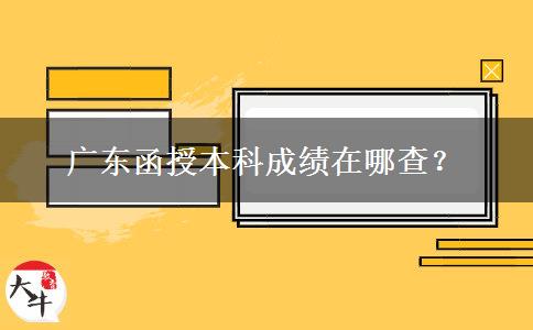 廣東函授本科成績?cè)谀牟椋? width=